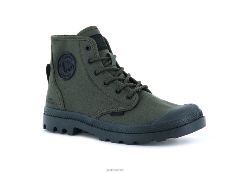 PAMPA HI HTG SUPPLY Palladium Unisex F820R66 Boots OLIVE NIGHT
