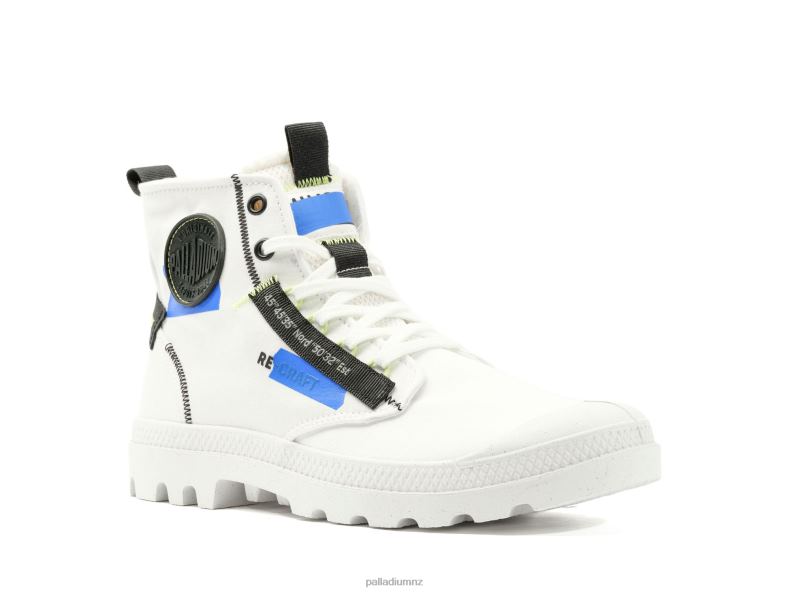 PAMPA HI RE-CRAFT Palladium Unisex F820R3 Boots STAR WHITE/BLUE