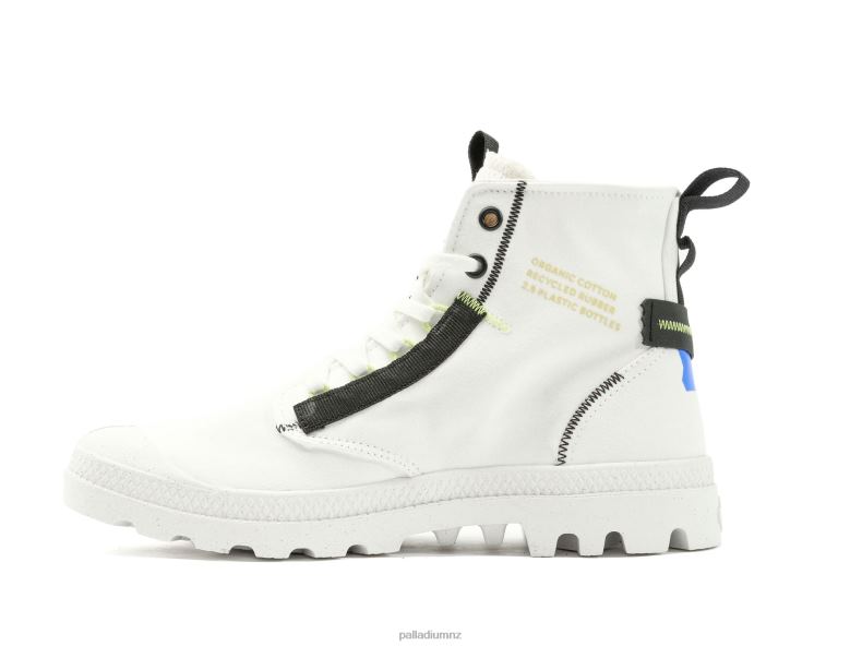 PAMPA HI RE-CRAFT Palladium Unisex F820R3 Boots STAR WHITE/BLUE
