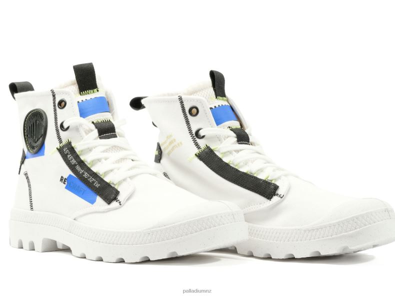 PAMPA HI RE-CRAFT Palladium Unisex F820R3 Boots STAR WHITE/BLUE