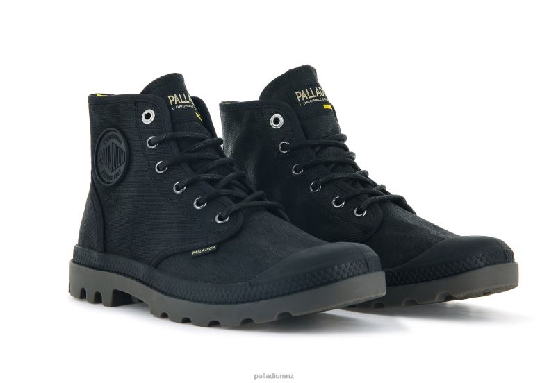 PAMPA HI WAX Palladium Unisex F820R78 Boots BLACK
