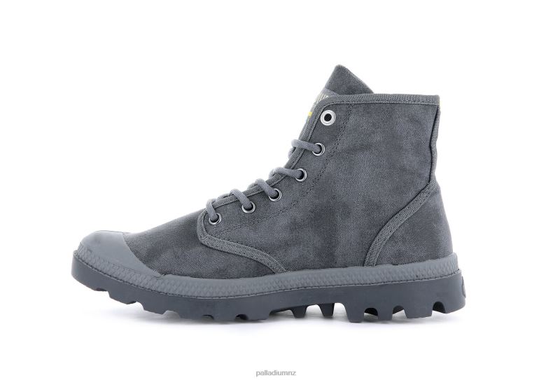 PAMPA HI WAX Palladium Unisex F820R88 Boots FRENCH METAL