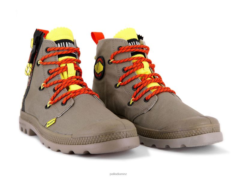 PAMPA LITE LACE IT Palladium Unisex F820R40 Boots DUSKY GREEN