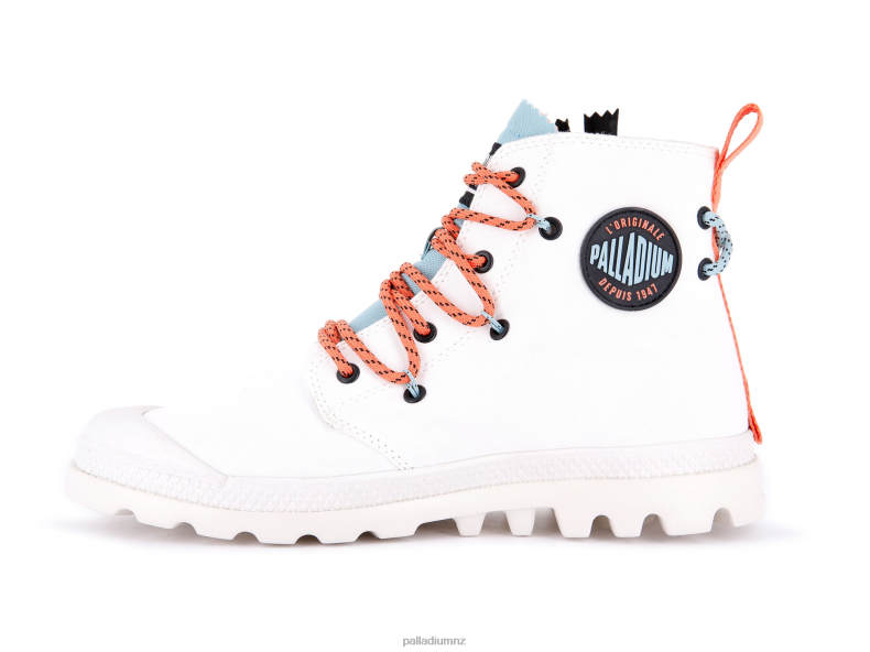 PAMPA LITE LACE IT Palladium Unisex F820R42 Boots STAR WHITE