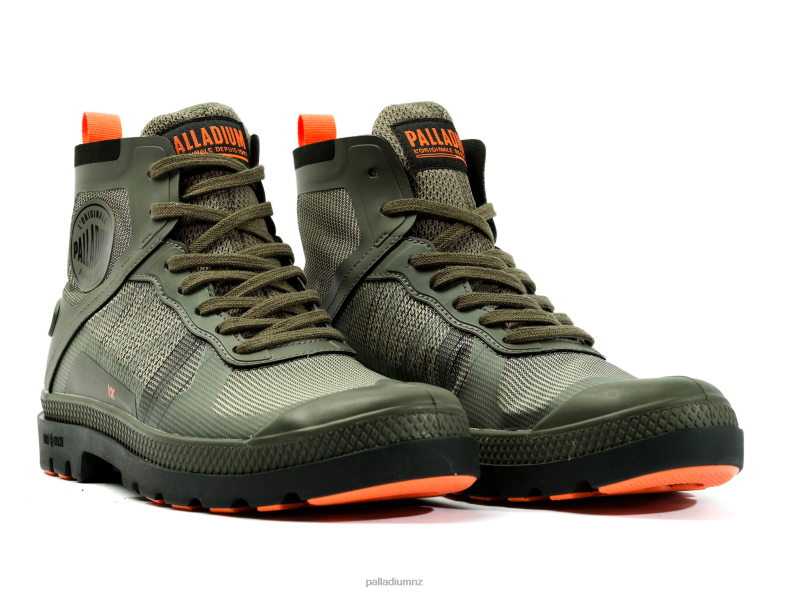 PAMPA LITE PLUS MATRYX Palladium Unisex F820R7 Boots OLIVE NIGHT