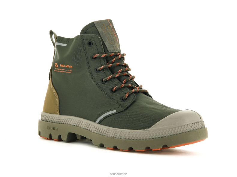 PAMPA LITEPLUS RECYCLE WPPLUS Palladium Unisex F820R43 Boots OLIVE NIGHT/BUTTERNUT