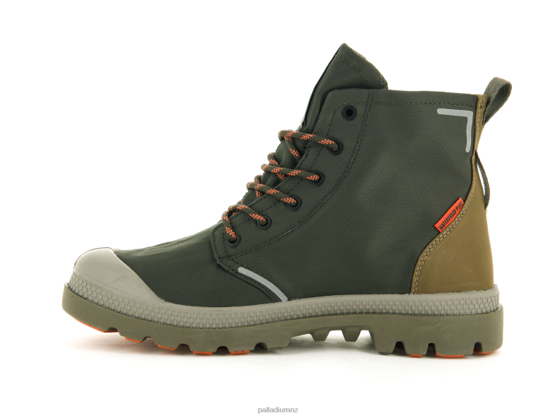 PAMPA LITEPLUS RECYCLE WPPLUS Palladium Unisex F820R43 Boots OLIVE NIGHT/BUTTERNUT
