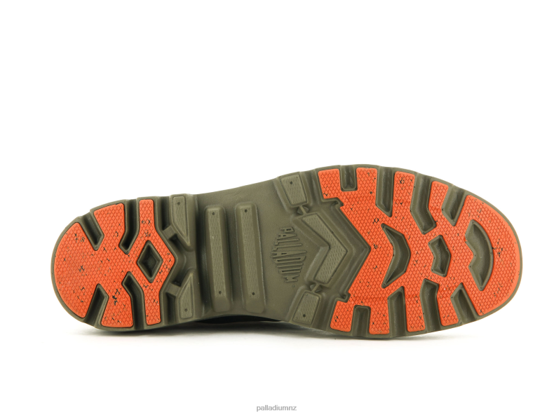 PAMPA LITEPLUS RECYCLE WPPLUS Palladium Unisex F820R43 Boots OLIVE NIGHT/BUTTERNUT