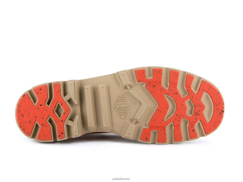 PAMPA LITEPLUS RECYCLE WPPLUS Palladium Unisex F820R63 Boots TAN/MOOD INDIGO