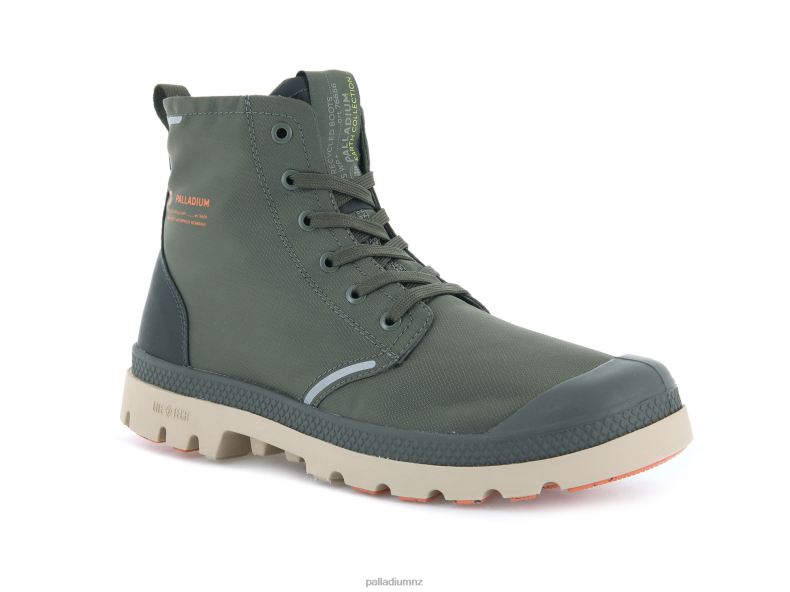 PAMPA LITEPLUS RECYCLE WPPLUS Palladium Unisex F820R64 Boots OLIVE NIGHT/BELUGA