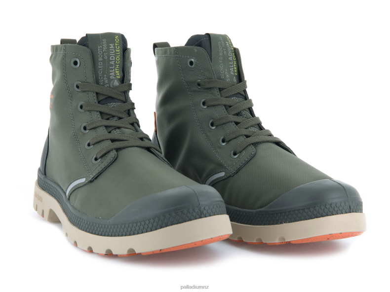 PAMPA LITEPLUS RECYCLE WPPLUS Palladium Unisex F820R64 Boots OLIVE NIGHT/BELUGA