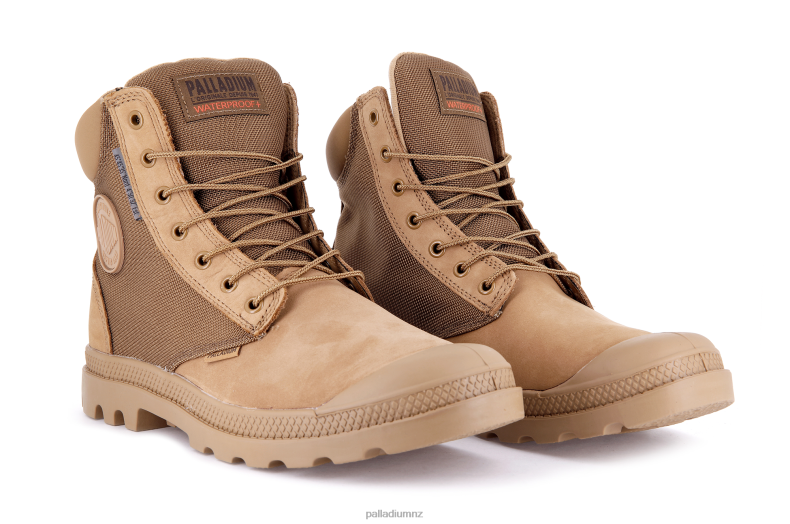 PAMPA SC WPN U-S Palladium Unisex F820R126 Boots DEAR BROWN