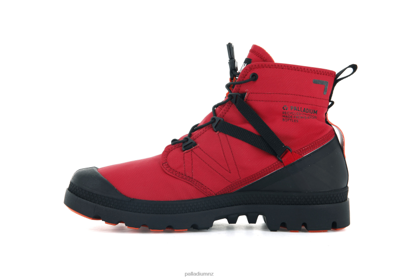 PAMPA TRAVEL LITEPLUS WATERPROOF Palladium Unisex F820R51 Boots RED SALSA