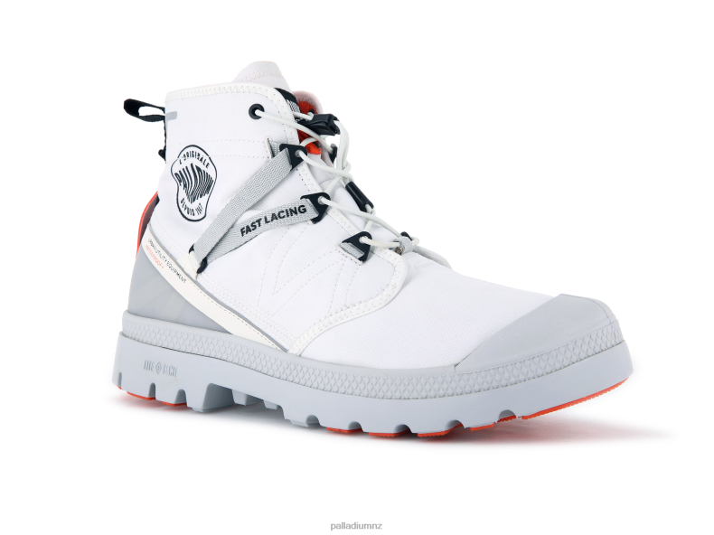 PAMPA TRAVEL LITEPLUS WATERPROOF Palladium Unisex F820R73 Boots STAR WHITE