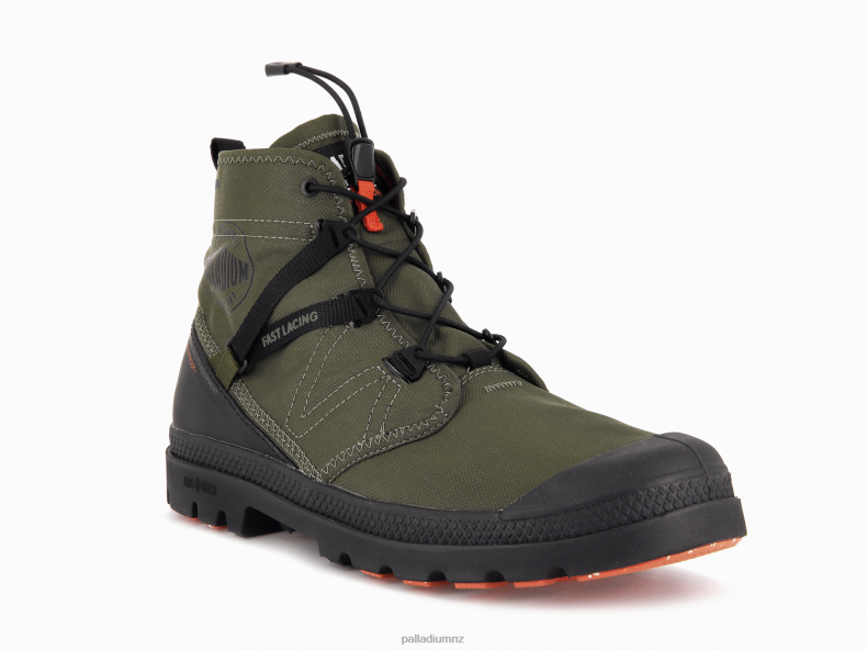 PAMPA TRAVEL LITEPLUS WATERPROOF Palladium Unisex F820R74 Boots OLIVE NIGHT