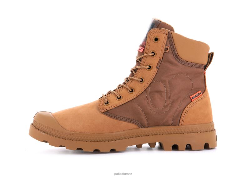 PAMPA X DESTINY WATERPROOF Palladium Unisex F820R71 Boots DEAR BROWN
