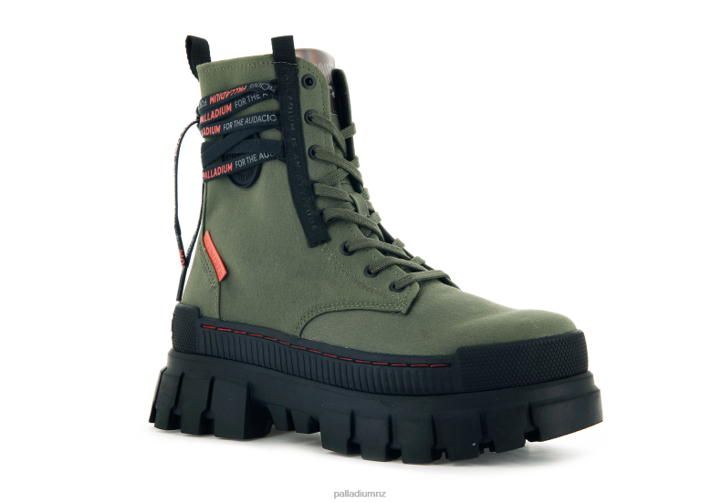 REVOLT BOOT TX Palladium Women F820R236 Boots OLIVE NIGHT