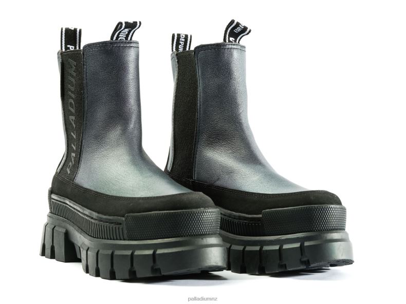 REVOLT CHELSEA RANGER Palladium Women F820R275 Boots DARK SILVER