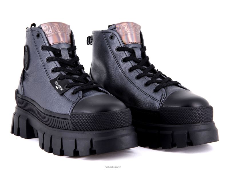 REVOLT HI METAL Palladium Women F820R288 Boots DARK SILVER