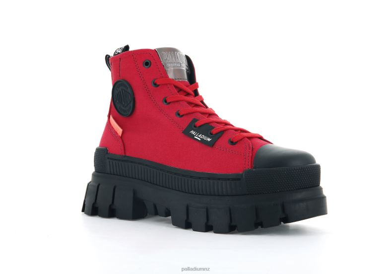REVOLT HI TX Palladium Women F820R251 Boots RED SALSA
