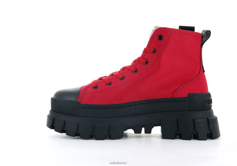 REVOLT HI TX Palladium Women F820R251 Boots RED SALSA
