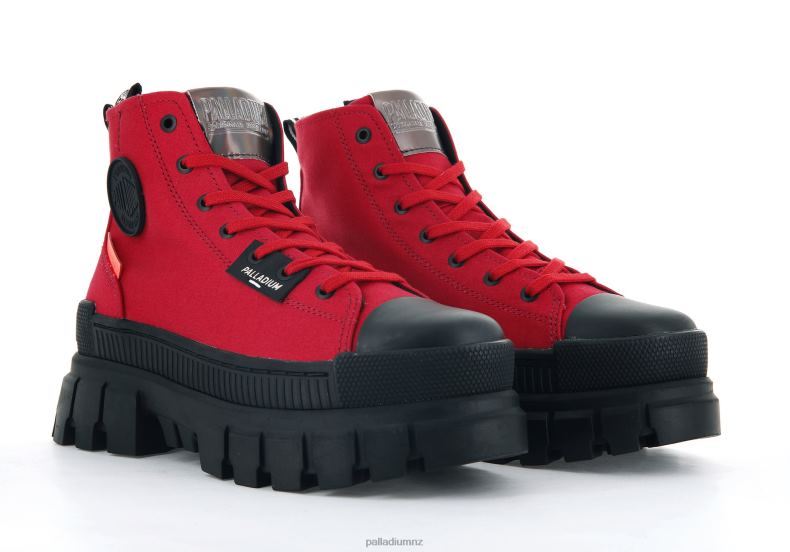 REVOLT HI TX Palladium Women F820R251 Boots RED SALSA