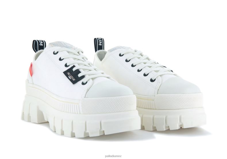 REVOLT LO TX Palladium Women F820R316 Shoes STAR WHITE