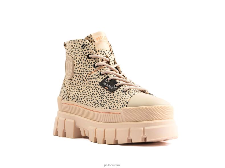 REVOLT SAFARI Palladium Women F820R273 Shoes SAND PRINT
