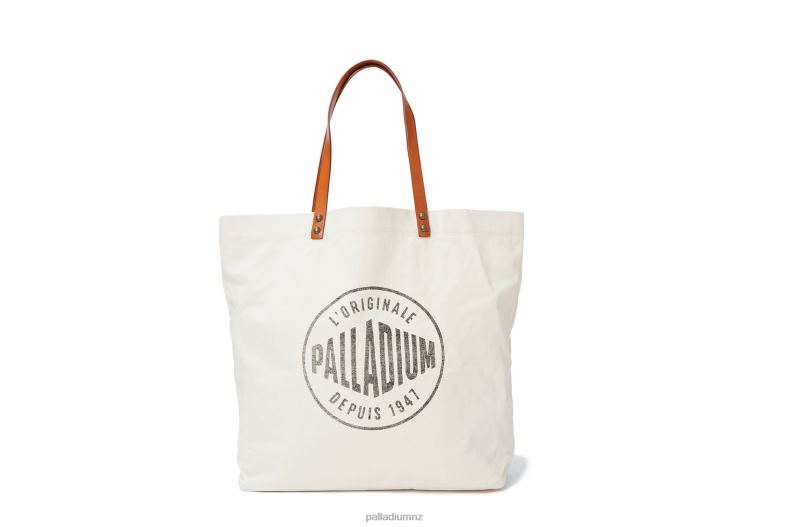 ROUND LOGO TOTE BAG Palladium Unisex F820R325 Bags IVORY