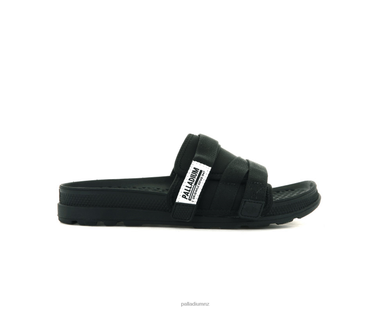 SOLEA SLIDE Palladium Unisex F820R212 Slides BLACK