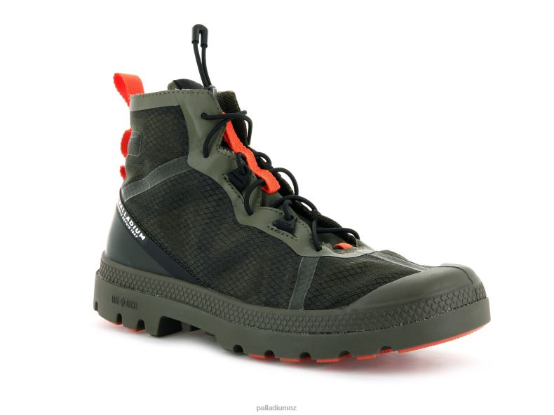 TRAVEL LITEPLUS ADVENTURE Palladium Unisex F820R60 Boots OLIVE NIGHT