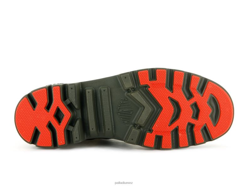 TRAVEL LITEPLUS ADVENTURE Palladium Unisex F820R60 Boots OLIVE NIGHT