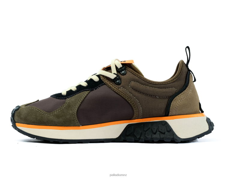TROOP RUNNER Palladium Unisex F820R161 Shoes OLIVE NIGHT/BLACK
