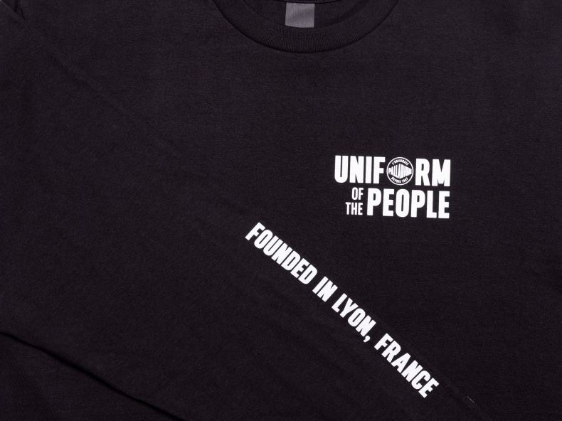 UOP LONG SLV T-SHIRT Palladium Kids F820R345 Apparel BLACK