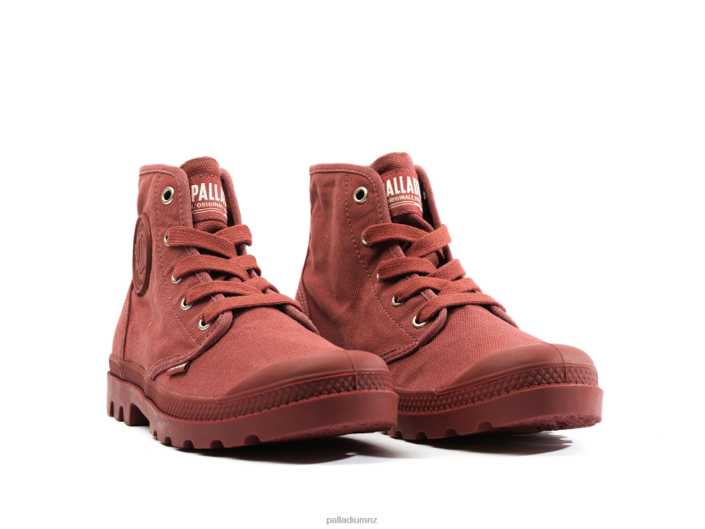 WOPAMPA HI Palladium Women F820R227 Boots WAX RED
