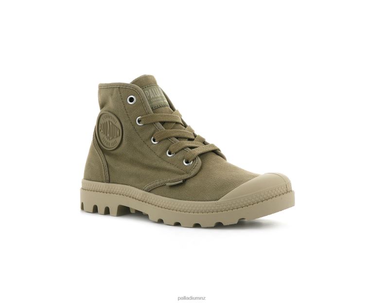WOPAMPA HI Palladium Women F820R255 Boots OLIVE/GINGER
