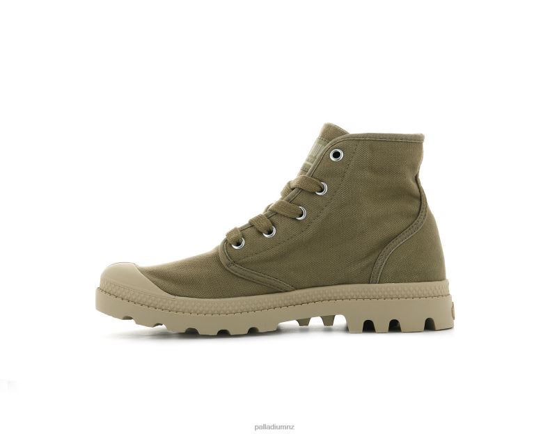WOPAMPA HI Palladium Women F820R255 Boots OLIVE/GINGER