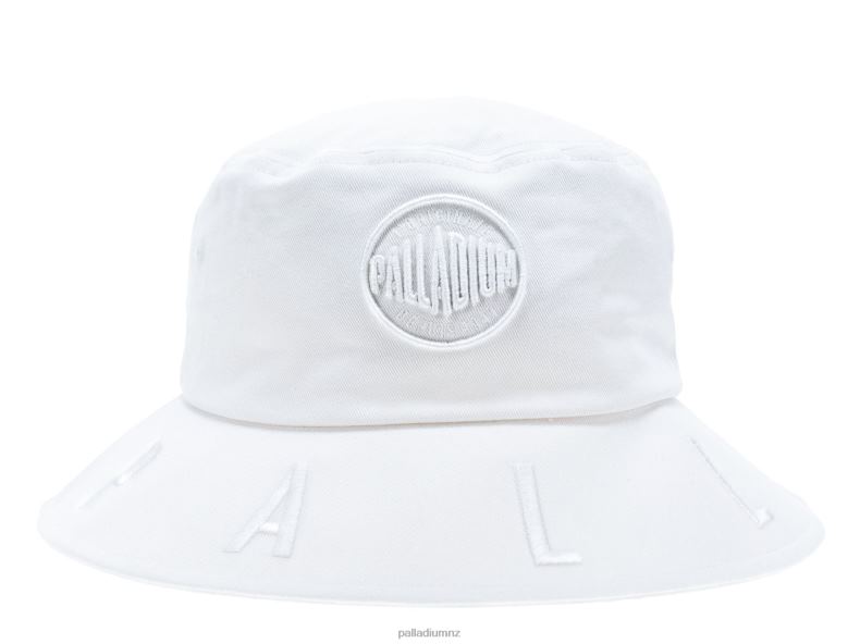 LOGO BUCKET HAT Palladium Unisex F820R332 Hats WHITE