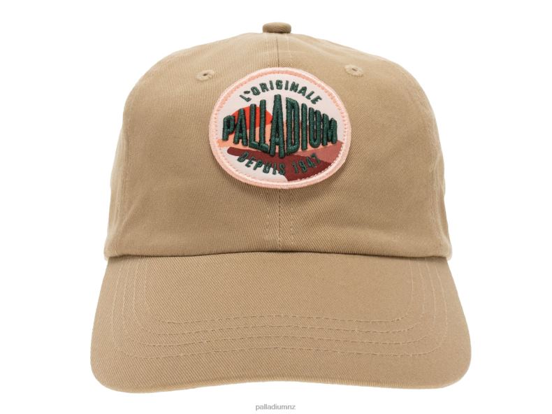 OASIS PATCHES CAP Palladium Unisex F820R334 Hats BEIGE