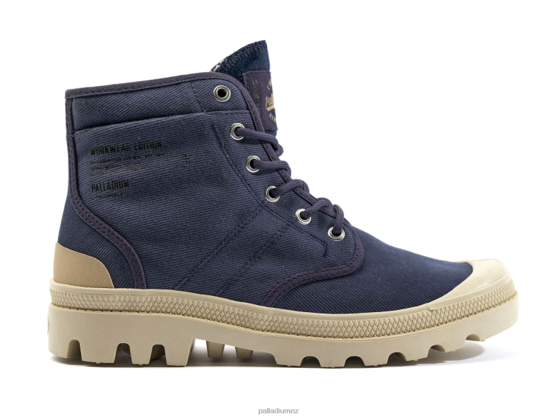 PALLABROUSSE WORKWEAR Palladium Unisex F820R10 Boots MOOD INDIGO