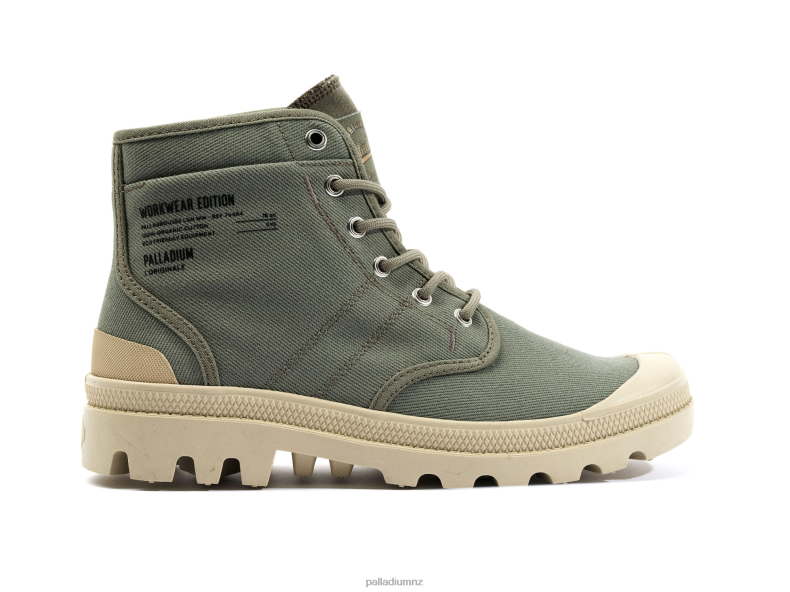 PALLABROUSSE WORKWEAR Palladium Unisex F820R11 Boots VETIVER