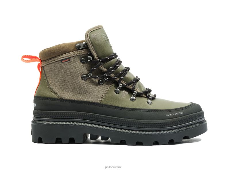 PALLATROOPER HIKER WPPLUS Palladium Unisex F820R20 Boots OLIVE NIGHT