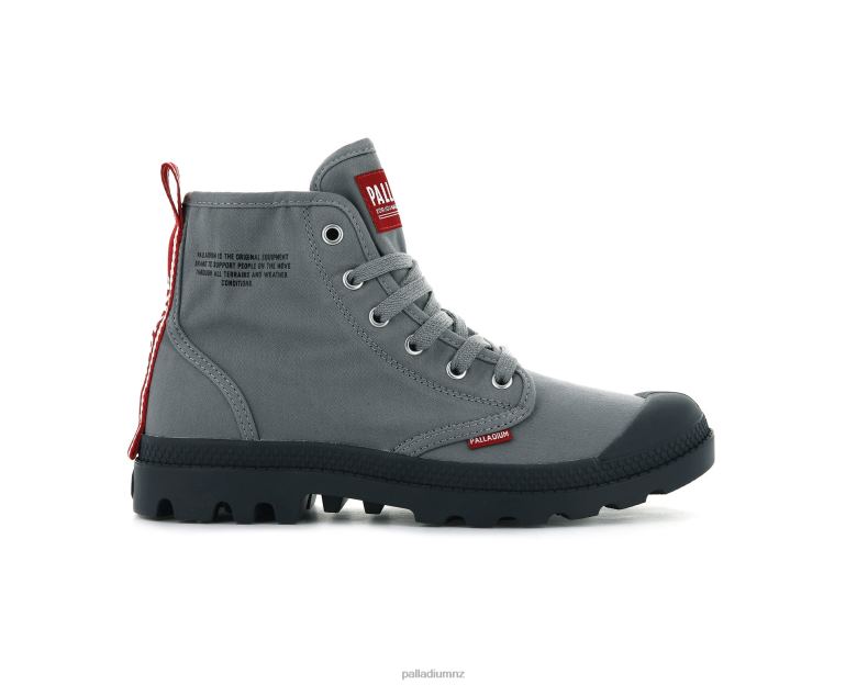 PAMPA HI DARE Palladium Unisex F820R99 Boots TITANIUM