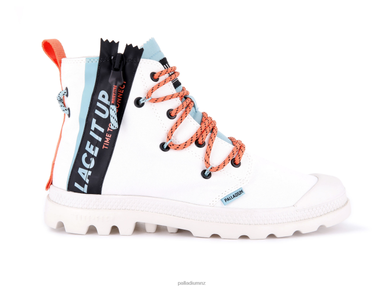 PAMPA LITE LACE IT Palladium Unisex F820R42 Boots STAR WHITE