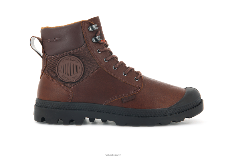 PAMPA SHIELD WPPLUS LTH Palladium Unisex F820R83 Boots MAHOGANY