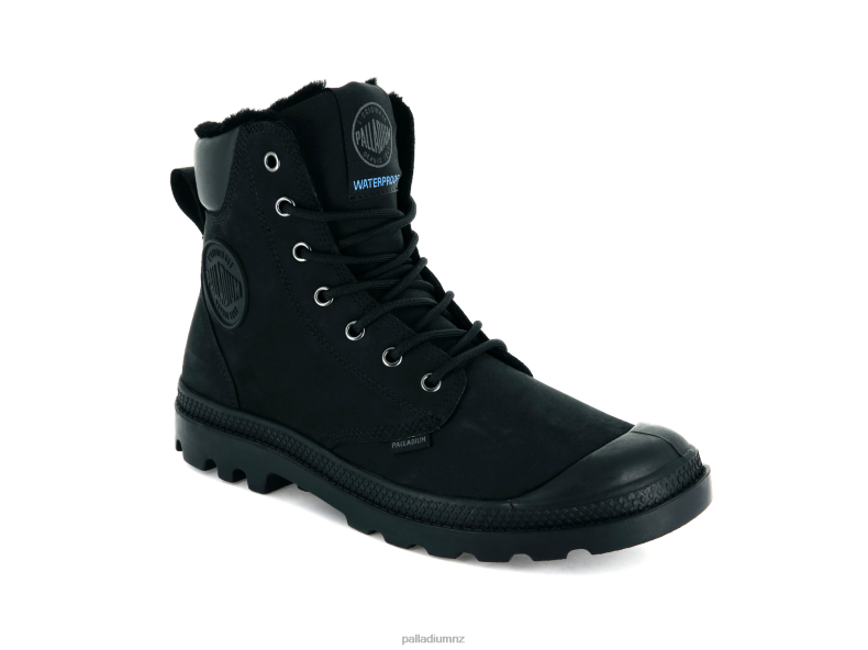 PAMPA SPORT CUFF WPS Palladium Unisex F820R111 Boots BLACK
