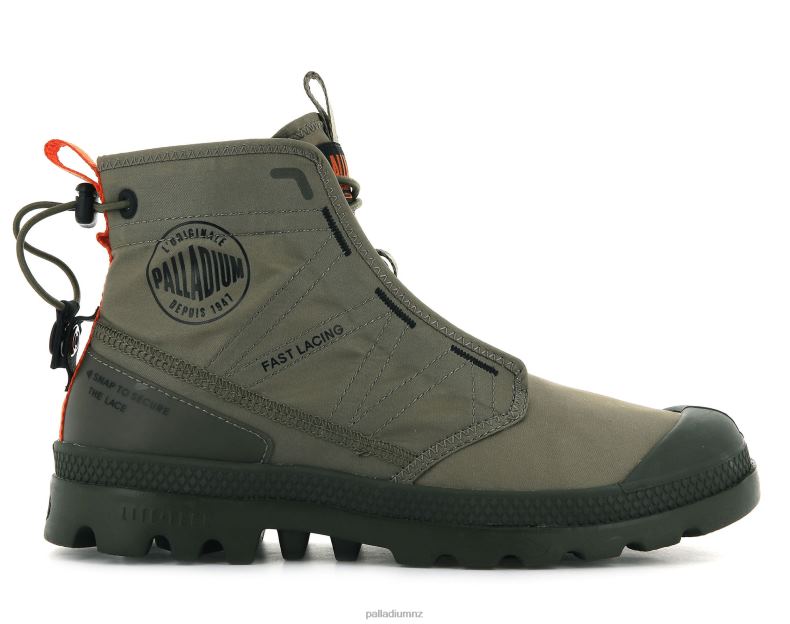 PAMPA TRAVEL LITE Palladium Unisex F820R96 Boots DUSKY GREEN
