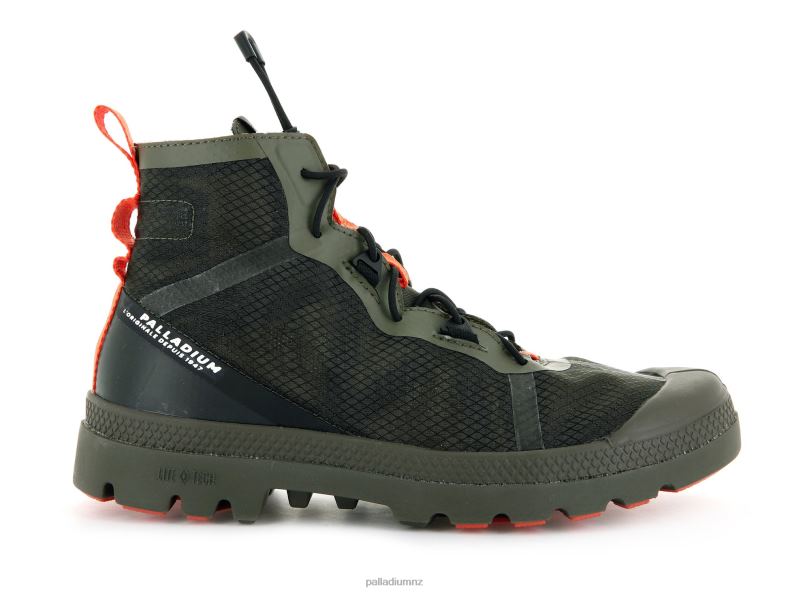 TRAVEL LITEPLUS ADVENTURE Palladium Unisex F820R60 Boots OLIVE NIGHT