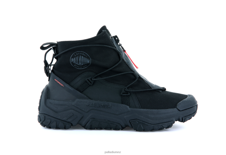 OFF-GRID HI ZIP WATERPROOF PLUS Palladium Unisex F820R180 Shoes BLACK