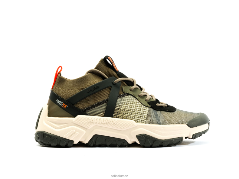 OFF-GRID LO MATRYX Palladium Unisex F820R205 Shoes OLIVE NIGHT